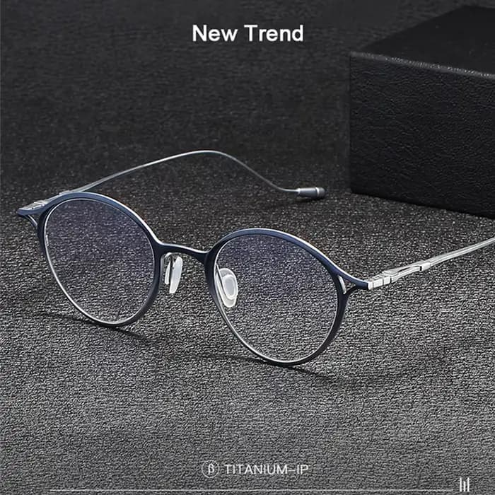 Lunettes ovales en titane pour femmes
