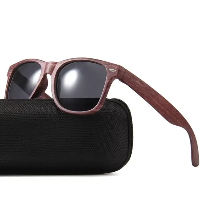 Lunettes de soleil en bois hommes