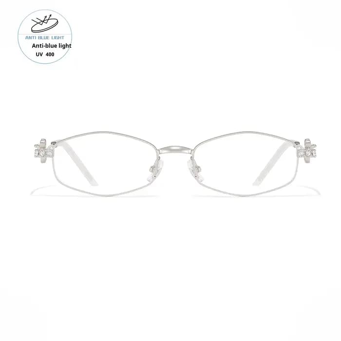 Nouvelles montures de lunettes en titane à monture étroite pour femmes