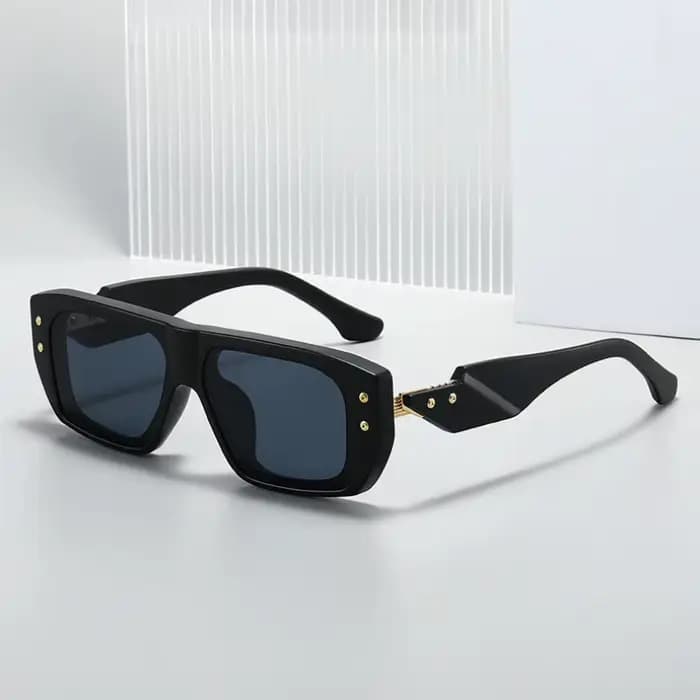 Lunettes de soleil carrées de luxe pour hommes