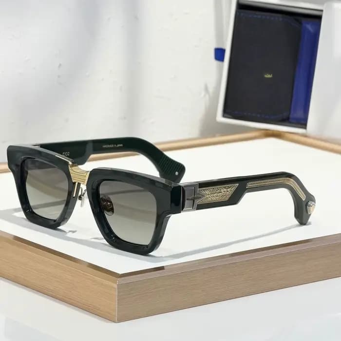 Lunettes de soleil carrées faites à la main GALACTIQUE pour hommes