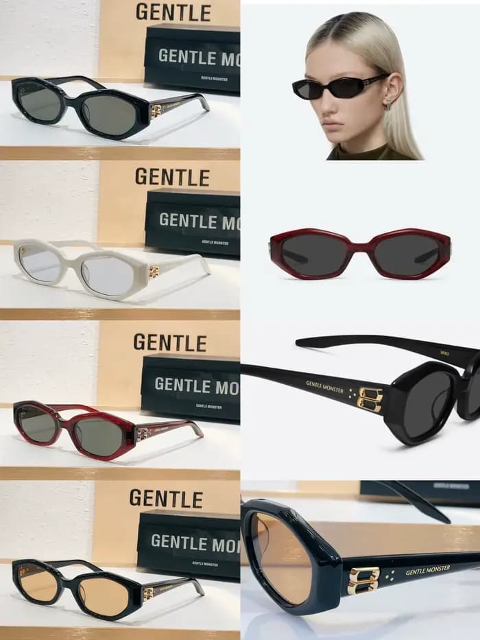GENTLE MONSTER MIRO – lunettes de soleil rétro avec monture en acétate