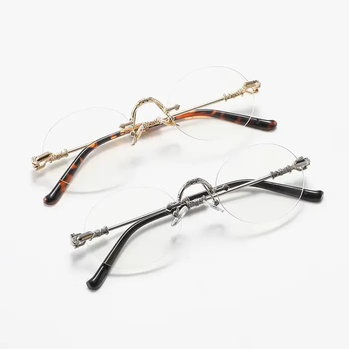Lunettes photochromiques à la mode sans cadre pour myopie