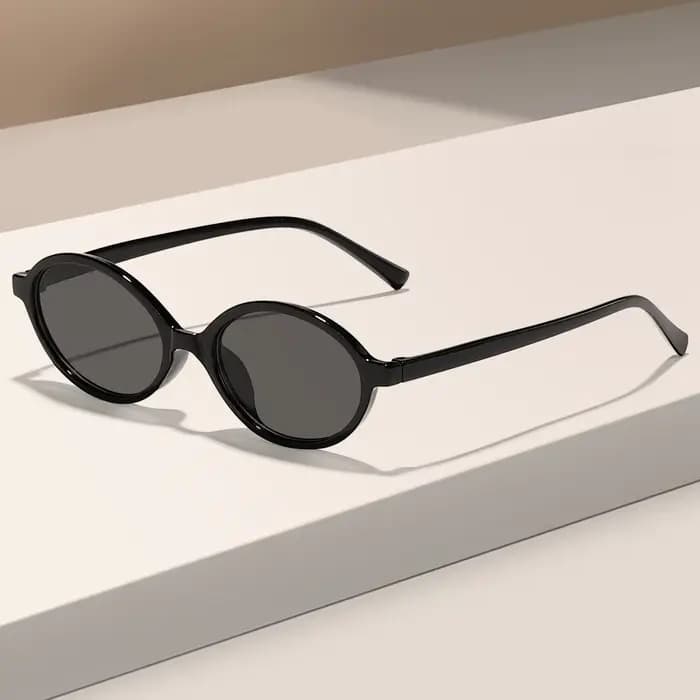 Petites lunettes de soleil léopard ovales pour femmes et hommes
