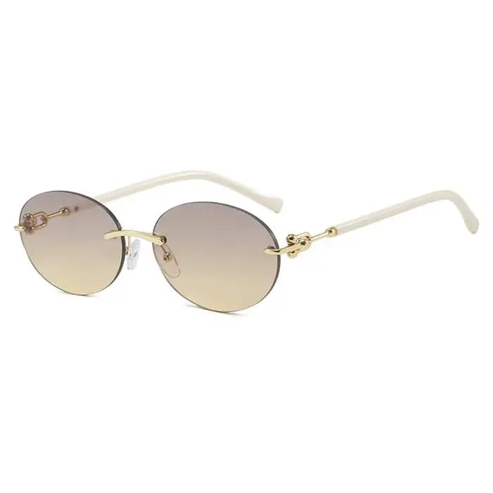 Lunettes de soleil vintage sans monture
