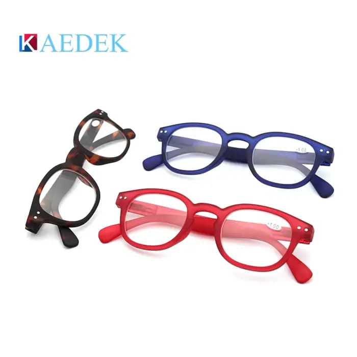 KAEDEK 2025 tendance nouvelle couleur lunettes de lecture rétro Style européen qualité hommes femmes