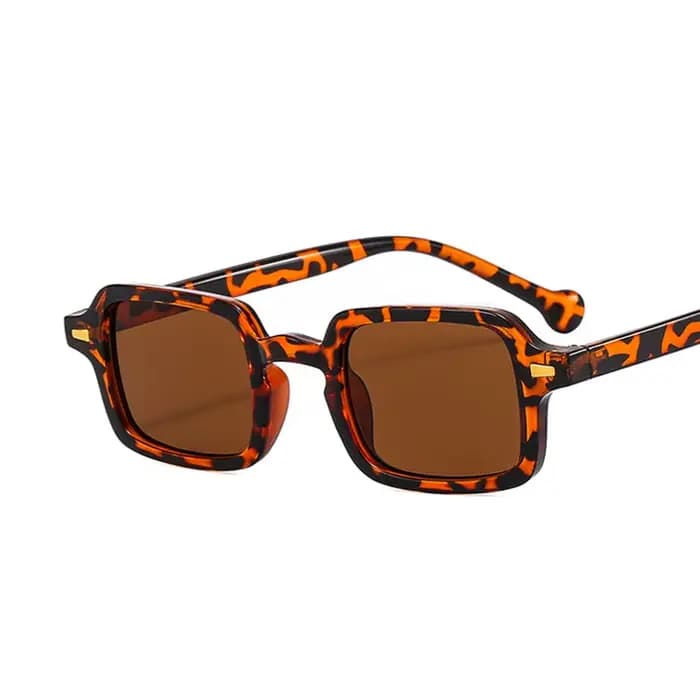 Lunettes de soleil rectangulaires de luxe pour femmes