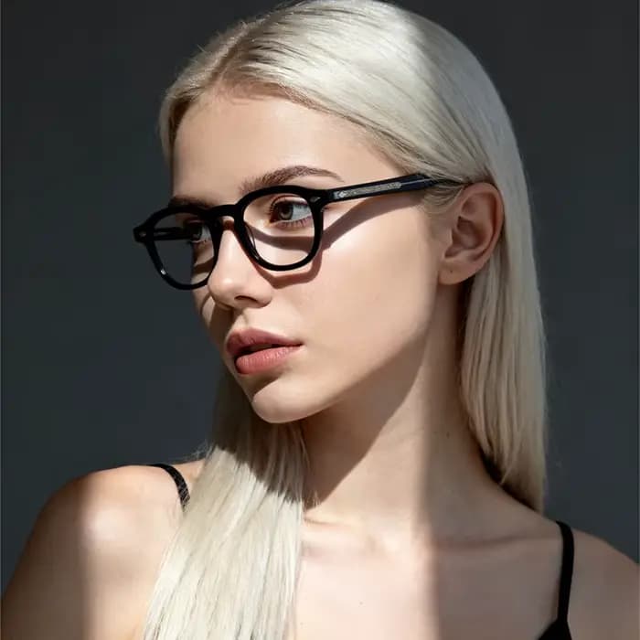 Lunettes optiques rétro classiques pour hommes