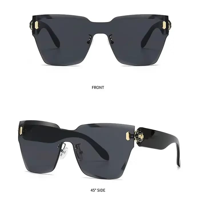 Lunettes de soleil Vintage sans bords pour hommes et femmes