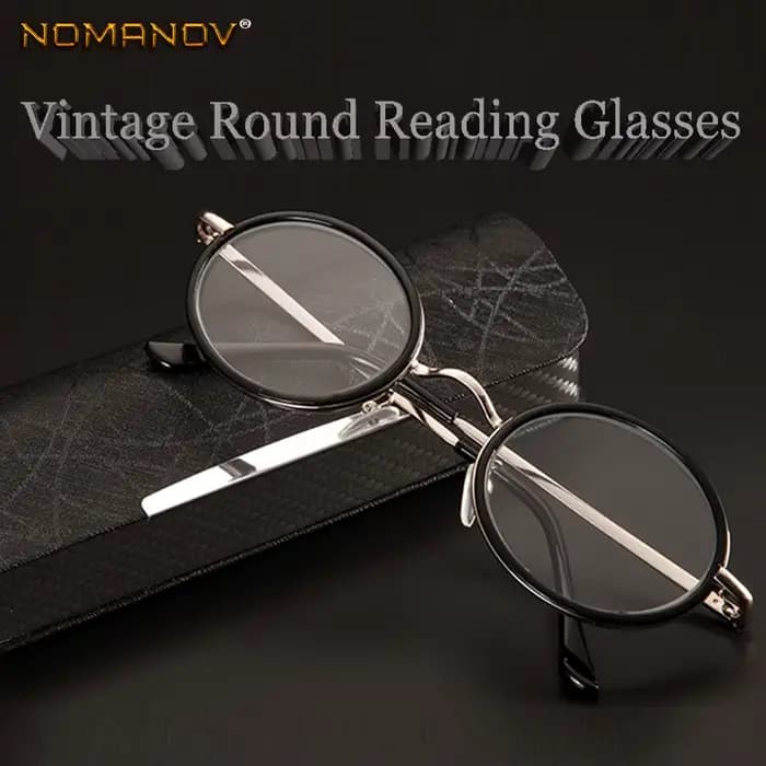 Lunettes de lecture rondes rétro pour hommes et femmes