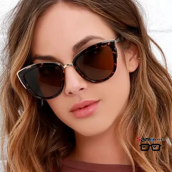 Samjune – lunettes de soleil œil de chat pour femmes
