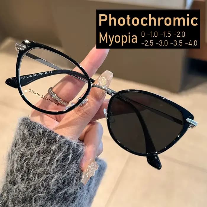 Lunettes de myopie photochromiques pour femmes