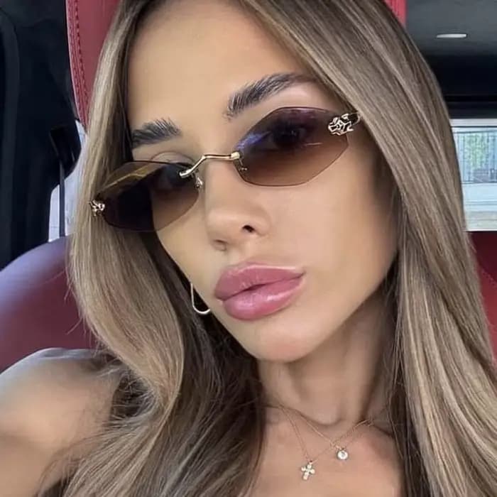 2026 mode petites lunettes de soleil irrégulières femmes rétro marque Design métal haute qualité cadre Vintage losange