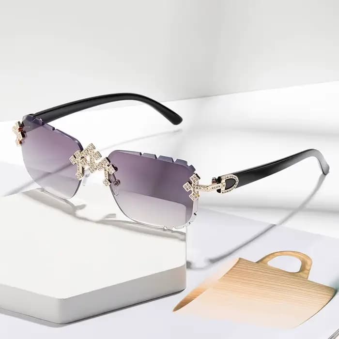 Nouvelles lunettes de mode sans monture pour hommes et femmes