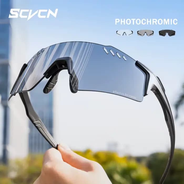 SCVCN lunettes de cyclisme photochromiques UV400