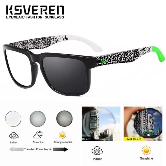 Lunettes de Sport photochromiques carrées pour myopie