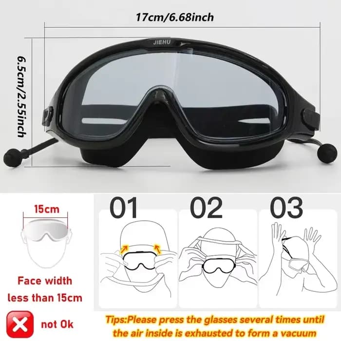 Lunettes de natation pour myopie
