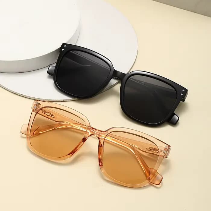 Lunettes de soleil surdimensionnées de style coréen pour femmes