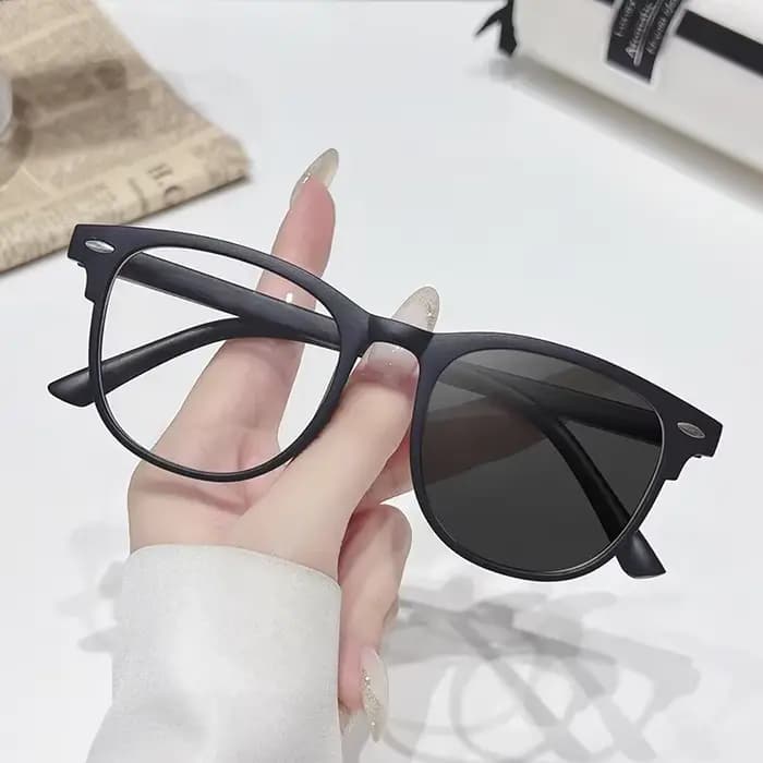 2025 nouvelles lunettes de soleil pour hommes femmes lentilles photochromiques Style coréen