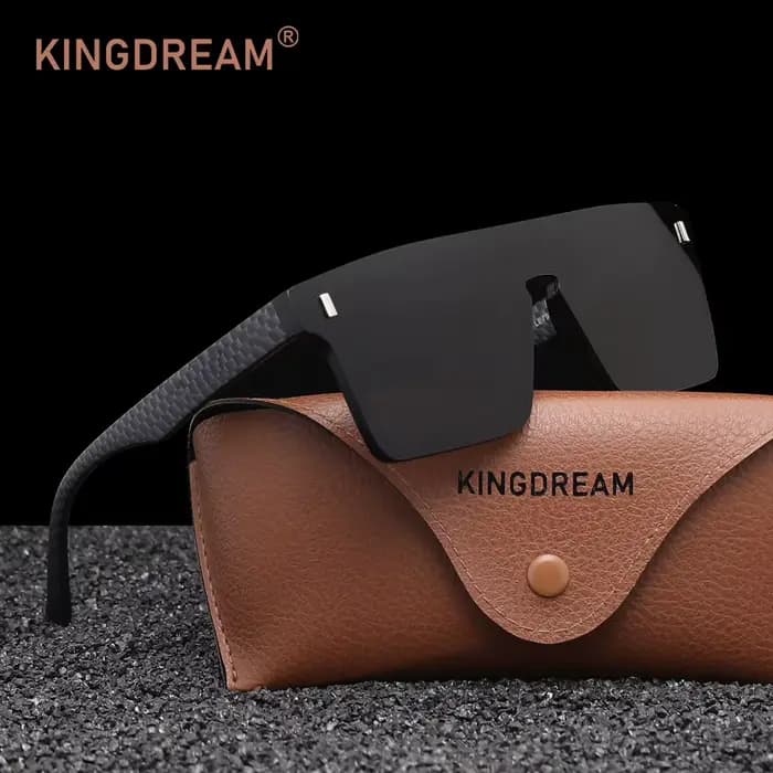 KINGDREAM – lunettes de soleil polarisées sans monture pour hommes et femmes