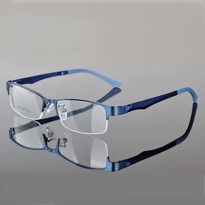 Reven Jate demi sans monture lunetes cadre optiq Prescription Semi-jante lettes