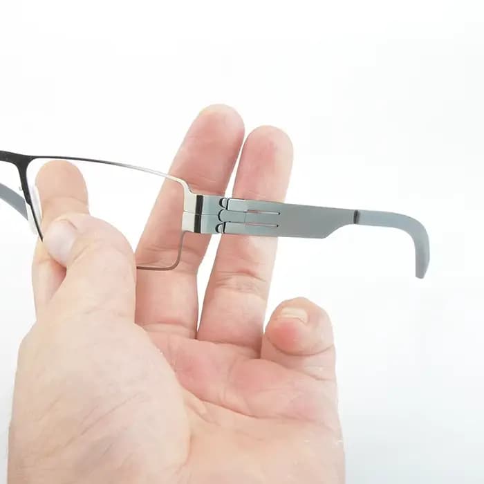 Lunettes carrées à grand visage pour hommes