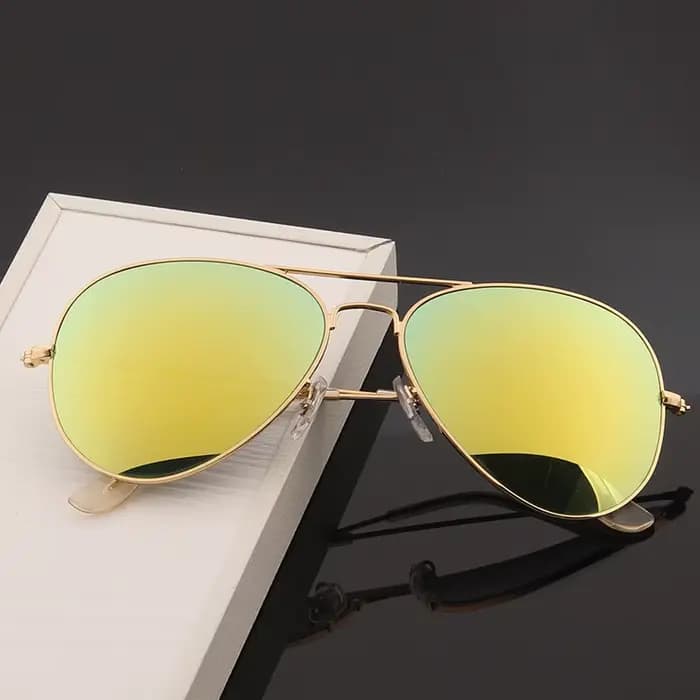 Nouvelles Lunettes de Soleil Aviateur Double Pont pour Femme