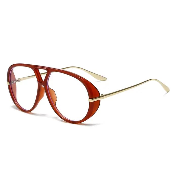 Marque de luxe Designer surdimensionné pilote myopie lunettes 2025 Vintage noir clair