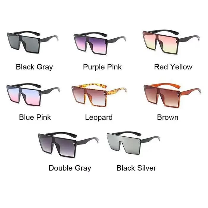 Lunettes de soleil carrées vintage pour femmes