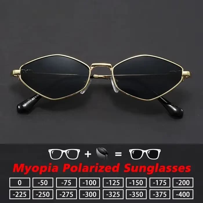 OLLYMURS Lunettes de soleil polygonales pour femmes