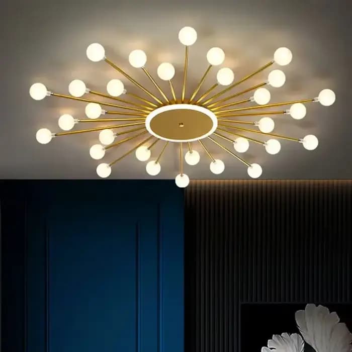 Lustres en verre modernes pour salon lustre créatif chambre cuisine LED lumières éclairage intérieur décoration luminaires lampe