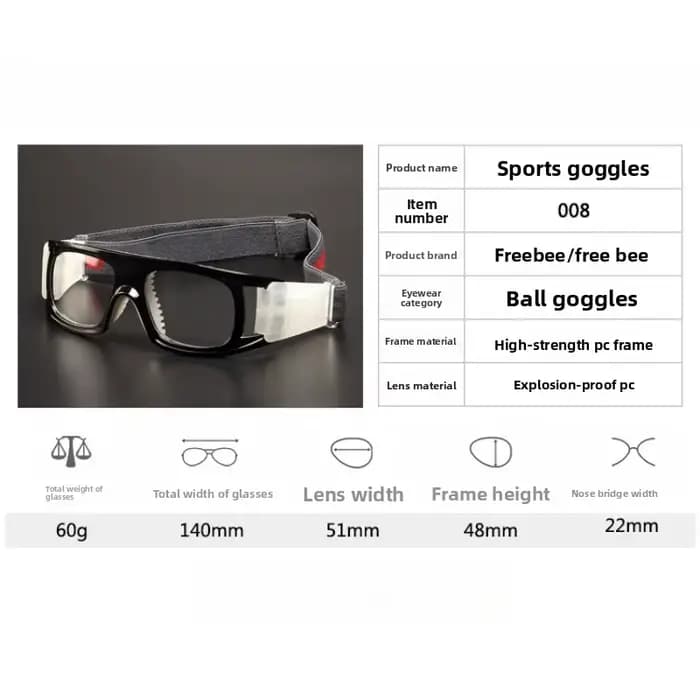 CLLOIO Lunettes de sport réglables