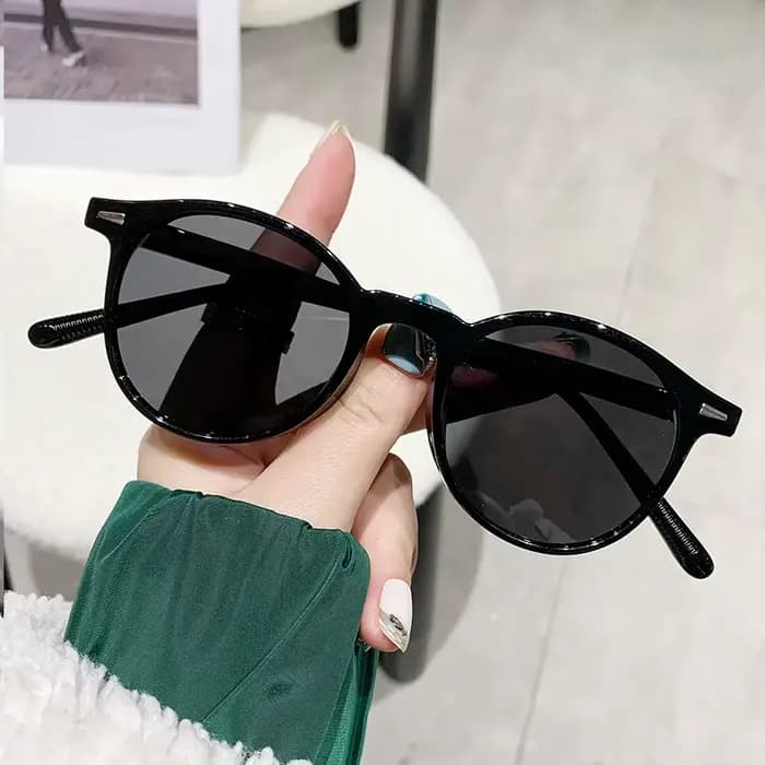 Marque de mode Vintage lunettes de soleil rondes 2025 femmes de luxe concepteur petites