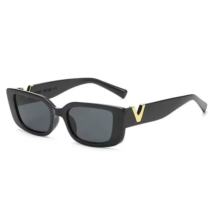Lunettes de soleil rectangulaires rétro