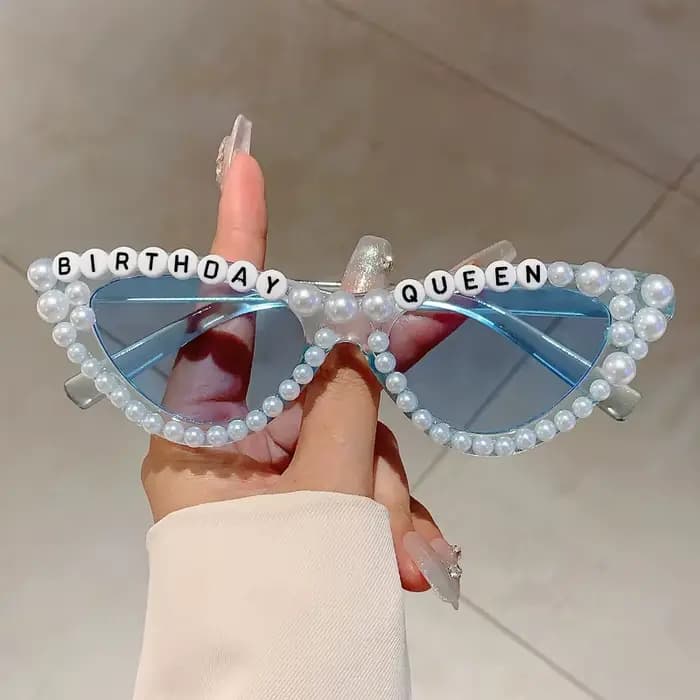 KAMMPT œil de chat Design cadeau nuances brillant perle décor rose présent lunettes pour femmes fête d'anniversaire faveur dames accessoires cadre
