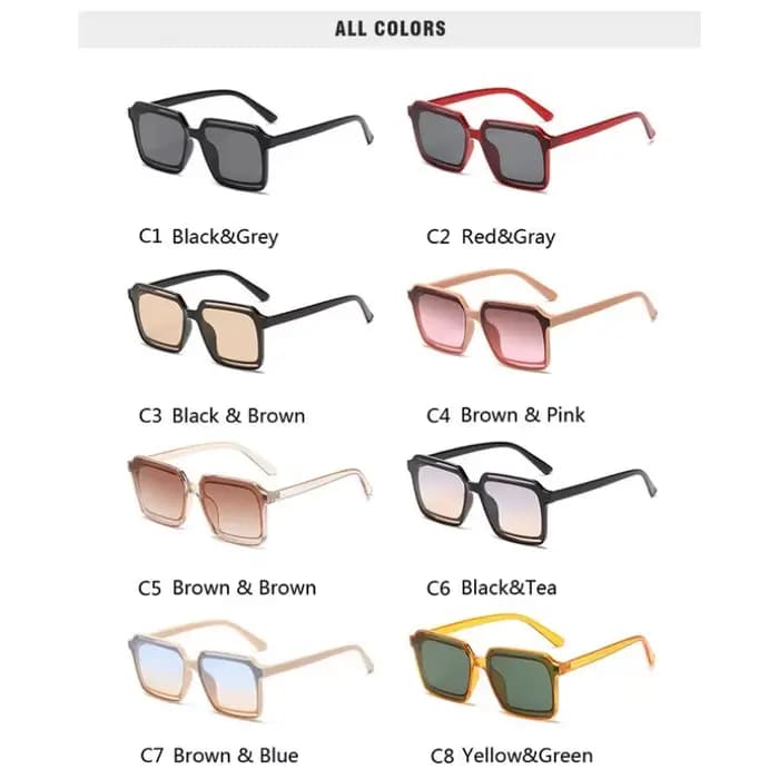 Lunettes de soleil carrées Samjune pour femme