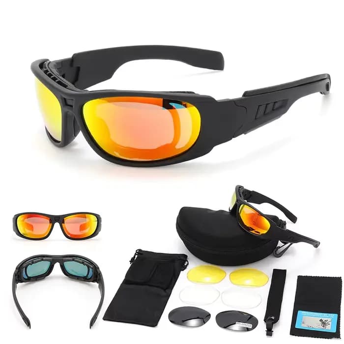 Lunettes polarisées tactiques CS pour moto