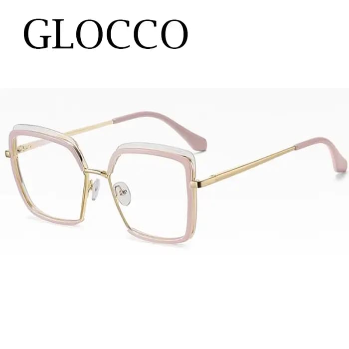 Lunettes d'ordinateur carrées léopard