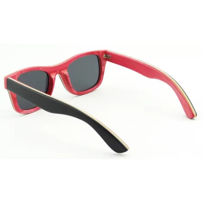 Bois lunettes de pêche polarisées couche