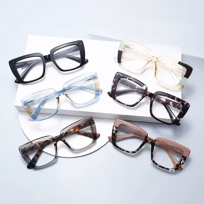 2 pièces deux paires de lunettes de lecture élégantes et confortables