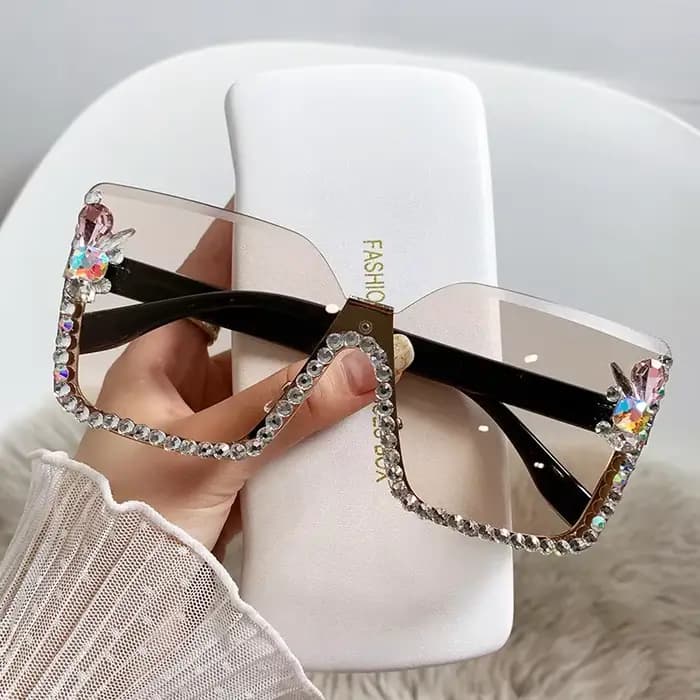 Femmes mode dégradé couleur lunettes de soleil unisexe Vintage carré voyage en plein air UV400