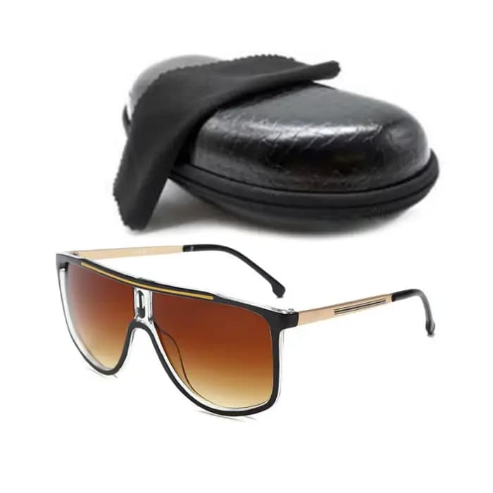 Lunettes de soleil de luxe de marque sportive unisexe