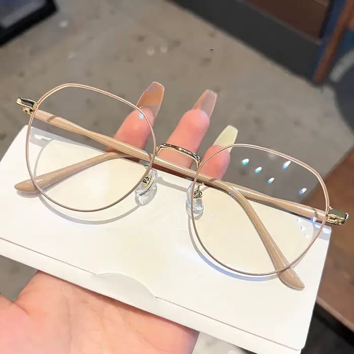 Lunettes de lecture multifocales rondes progressives rétro