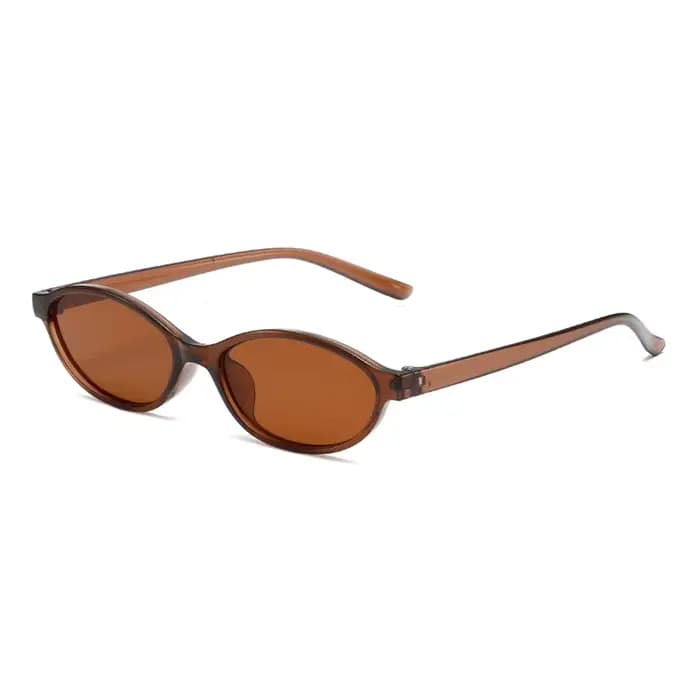 Lunettes de soleil ovales œil de chat rétro pour femmes