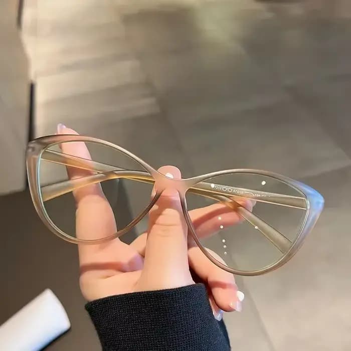 Lunettes de myopie transparentes œil de chat pour femmes