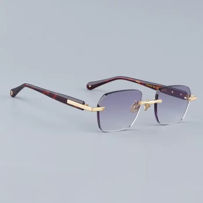Lunettes de soleil carrées sans monture JOHN DALIA