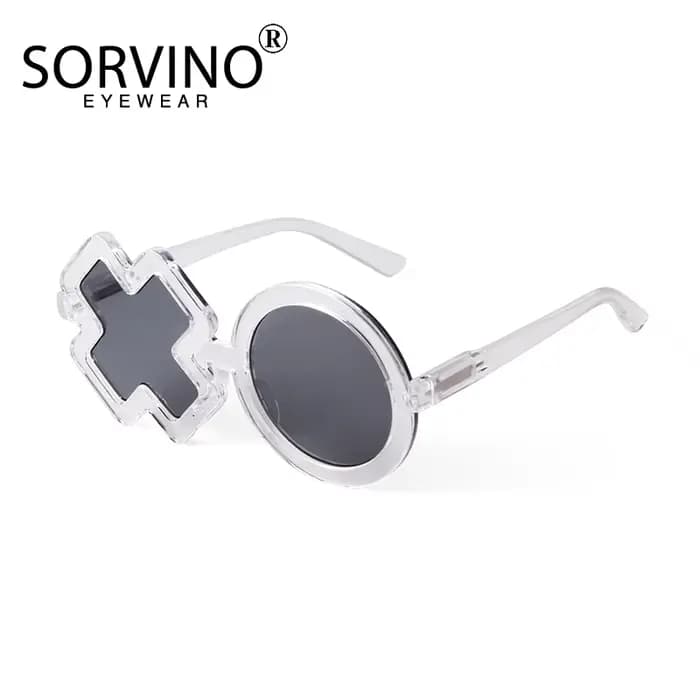 SORVINO mode lunettes de soleil irrégulières enfants XO en forme de marque concepteur