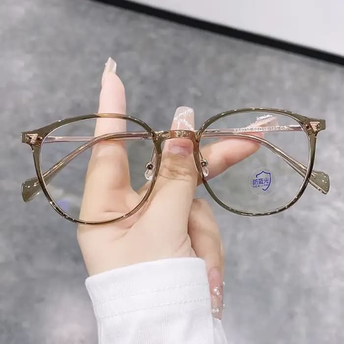 Lunettes rondes pour myopie Monture en métal
