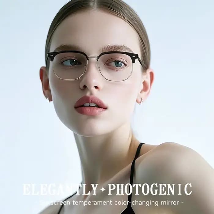 Lunettes photochromiques rétro pour hommes