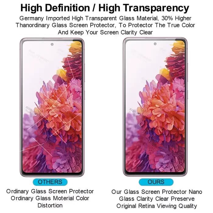 Étui en verre trempé pour Samsung Galaxy S26 S25 S24 S23 S22 21 20 FE, protection d'écran pour SamsungS25 Ultra S24Ultra Plus 25 Edge, 3 pièces
